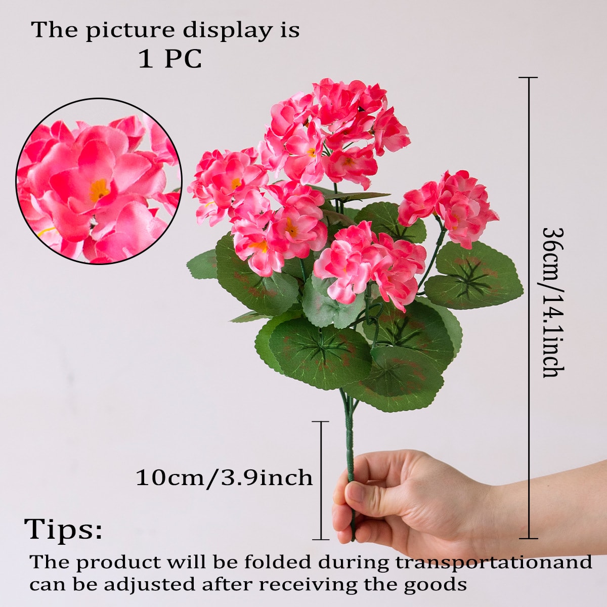 Artificial Geranium Flowers