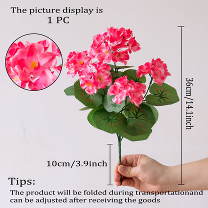 Artificial Geranium Flowers
