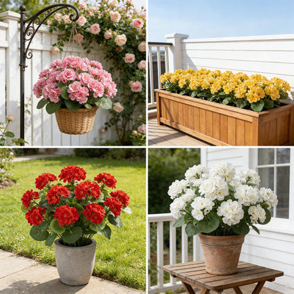 Artificial Geranium Flowers