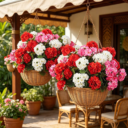 Artificial Geranium Flowers