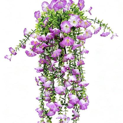 Artificial Morning Glory Flowers (Hanging Vine)