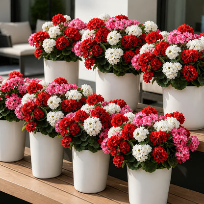 Artificial Geranium Flowers
