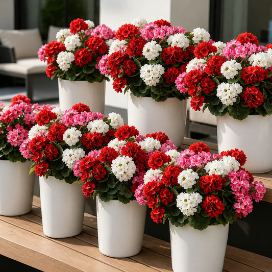 Artificial Geranium Flowers