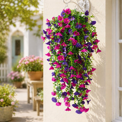 Artificial Morning Glory Flowers (Hanging Vine)
