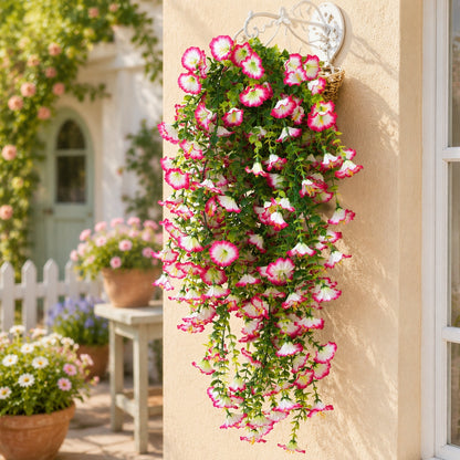 Artificial Morning Glory Flowers (Hanging Vine)