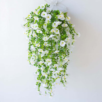 Artificial Morning Glory Flowers (Hanging Vine)