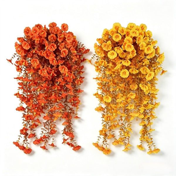 Artificial Morning Glory Flowers (Hanging Vine)